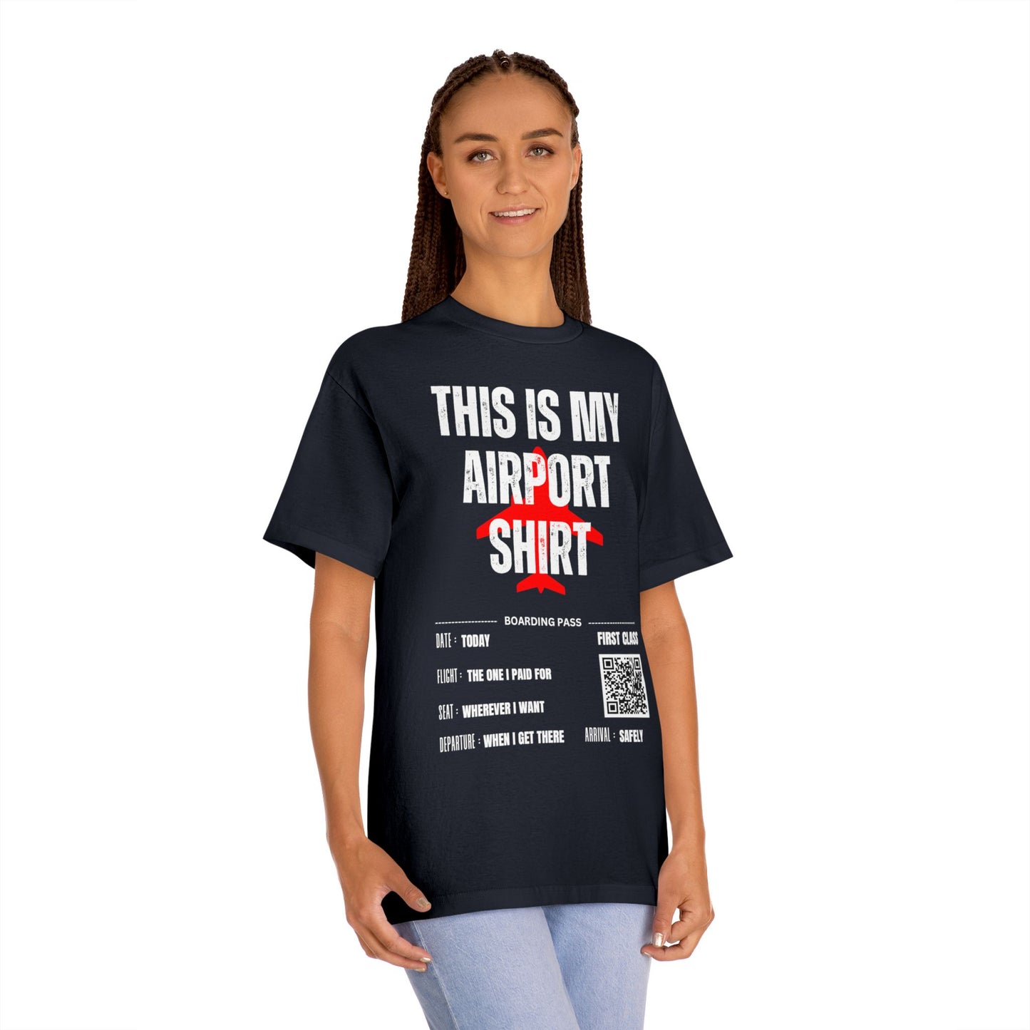 This Is My Airport Shirt Unisex Classic Tee Black