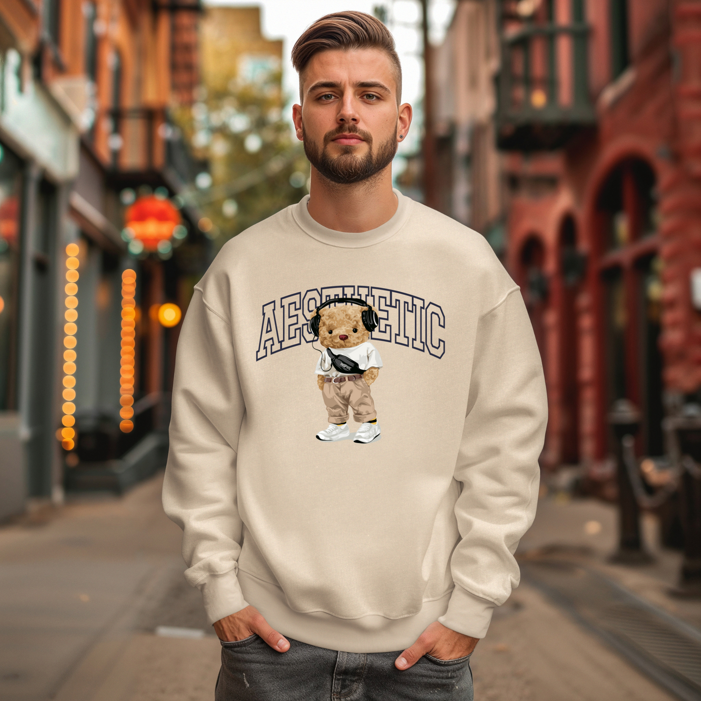 Aesthetic Bear Sweatshirt