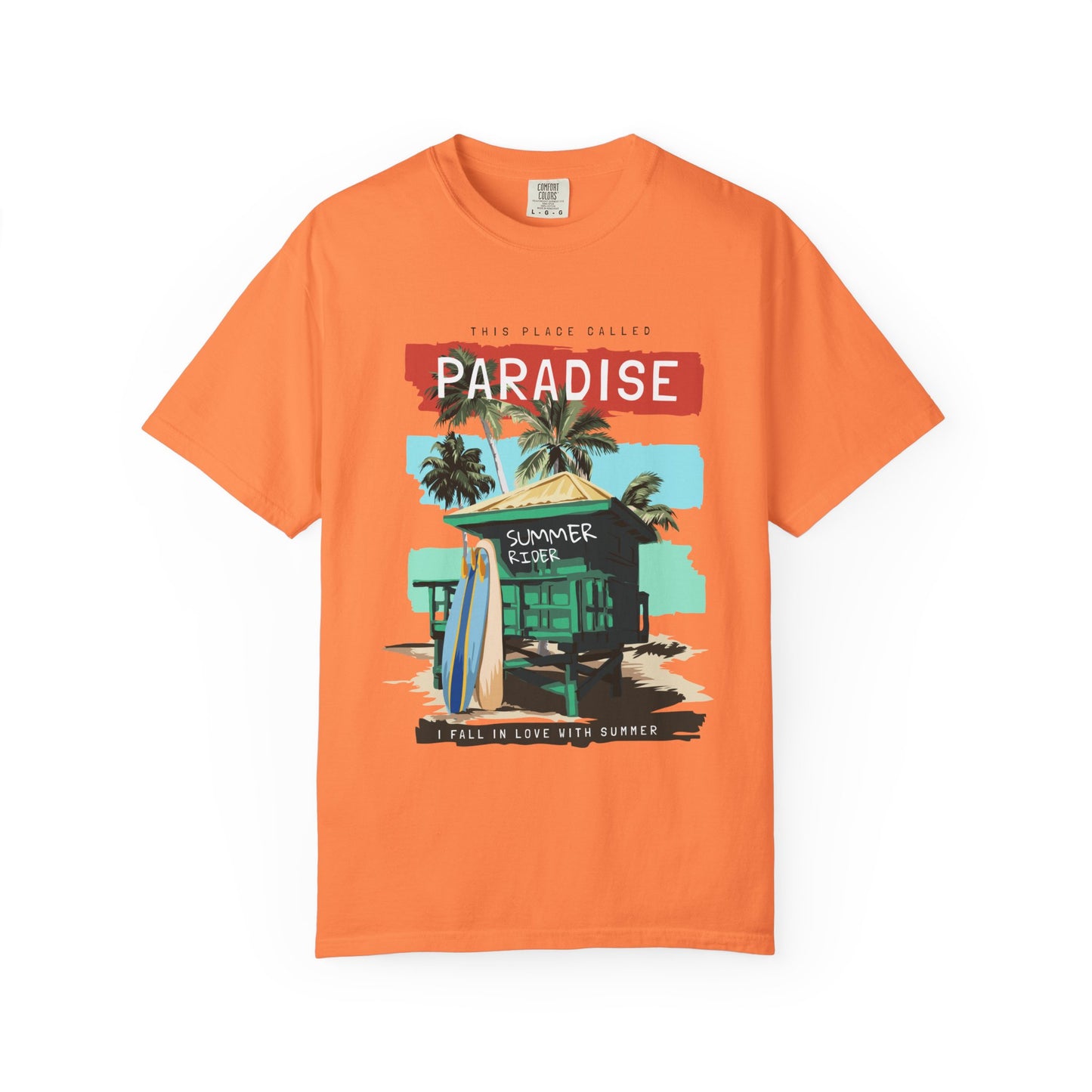 This Place Called Paradise Summer Shirt, Relaxed Beach Vibe, Perfect for Summer Events, Gift for Beach Lovers, Casual Wear, Vacation Apparel