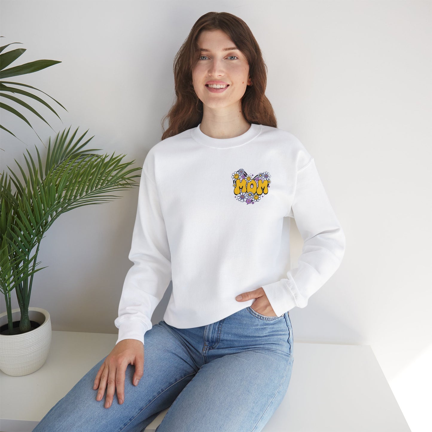 Mom Vibes Heavy Blend™ Crewneck Sweatshirt