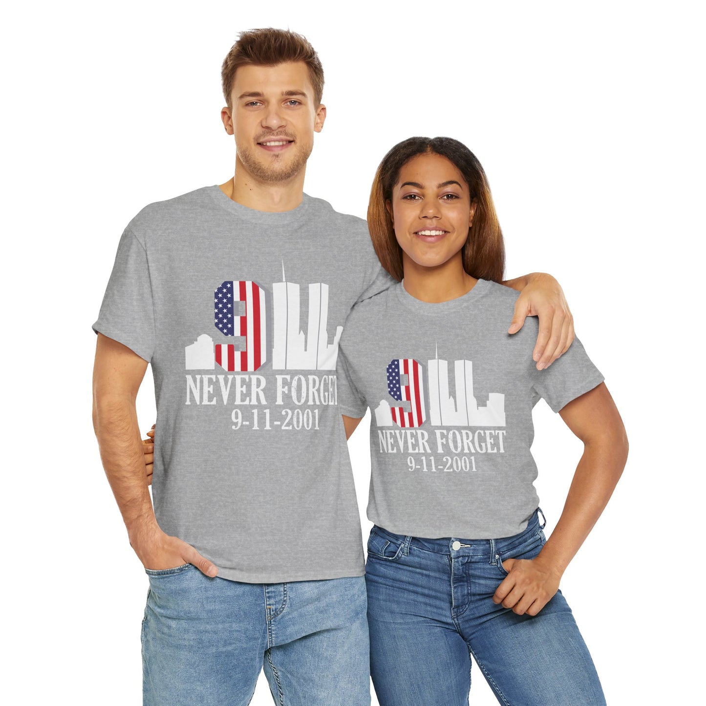 911 Never Forget Unisex Heavy Cotton Tee, Commemorative T-Shirt, September 11th Remembrance, Memorial Day Apparel, Patriot's Day Tee, [...]
