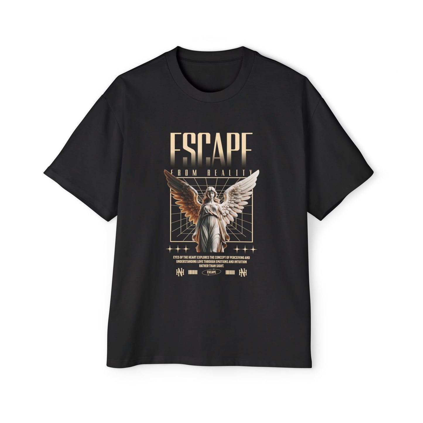 Escape Graphic Men's Heavy Oversized Tee