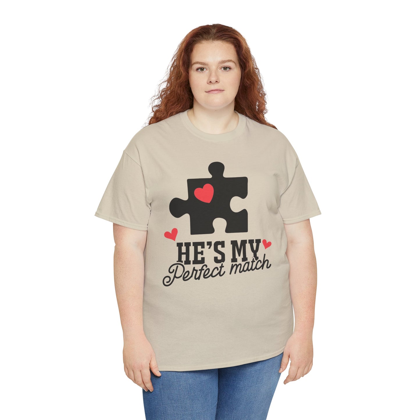 He's My Perfect Match Matching Valentines Day Shirt