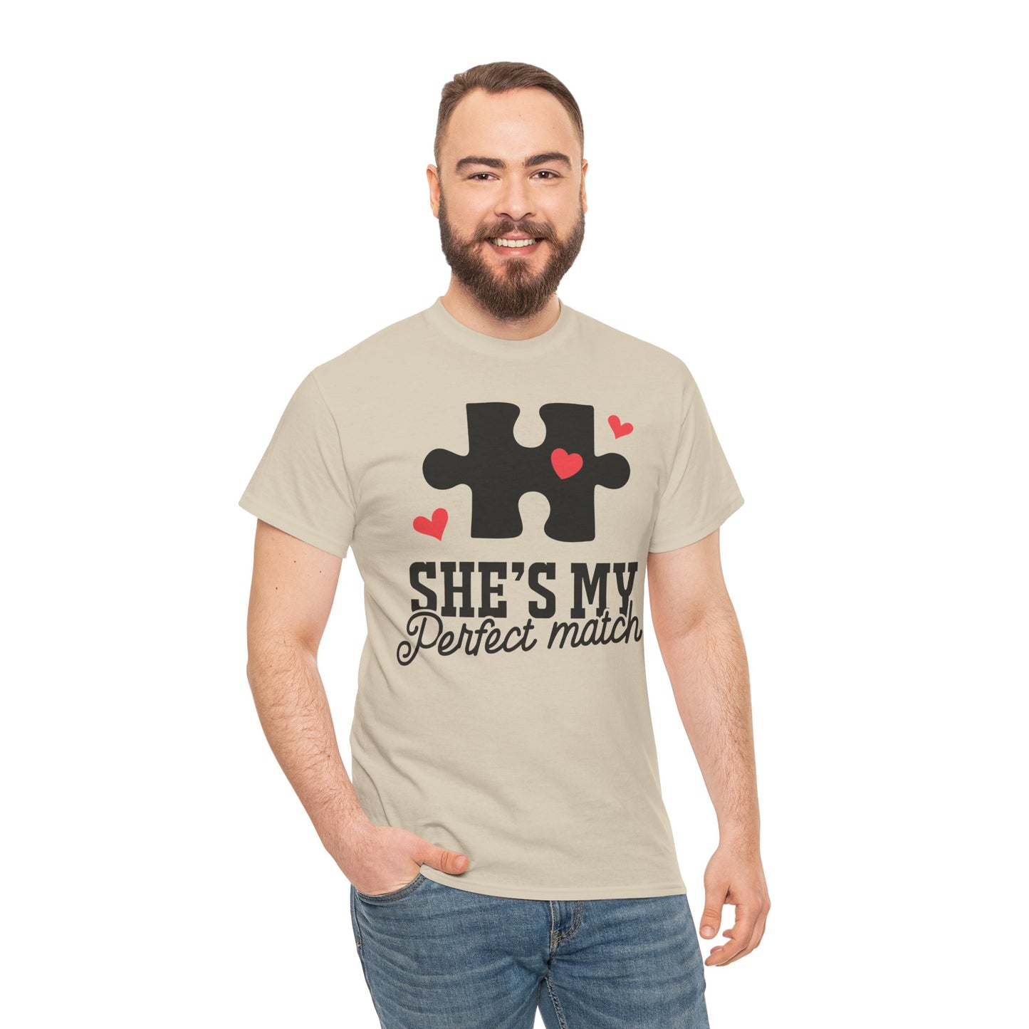 She's My Perfect Match Matching Valentines Day Shirt