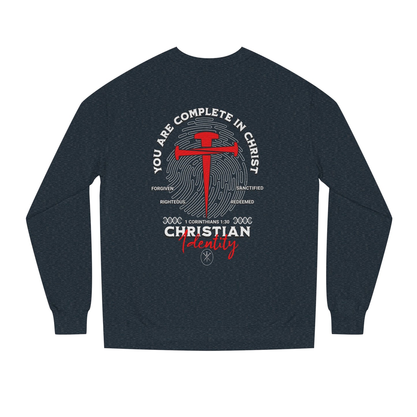 Christian Identity Sweatshirt | Faith Apparel, Inspirational Gifts, Unisex Crew Neck, Religious Sweatshirt, Christian Clothing