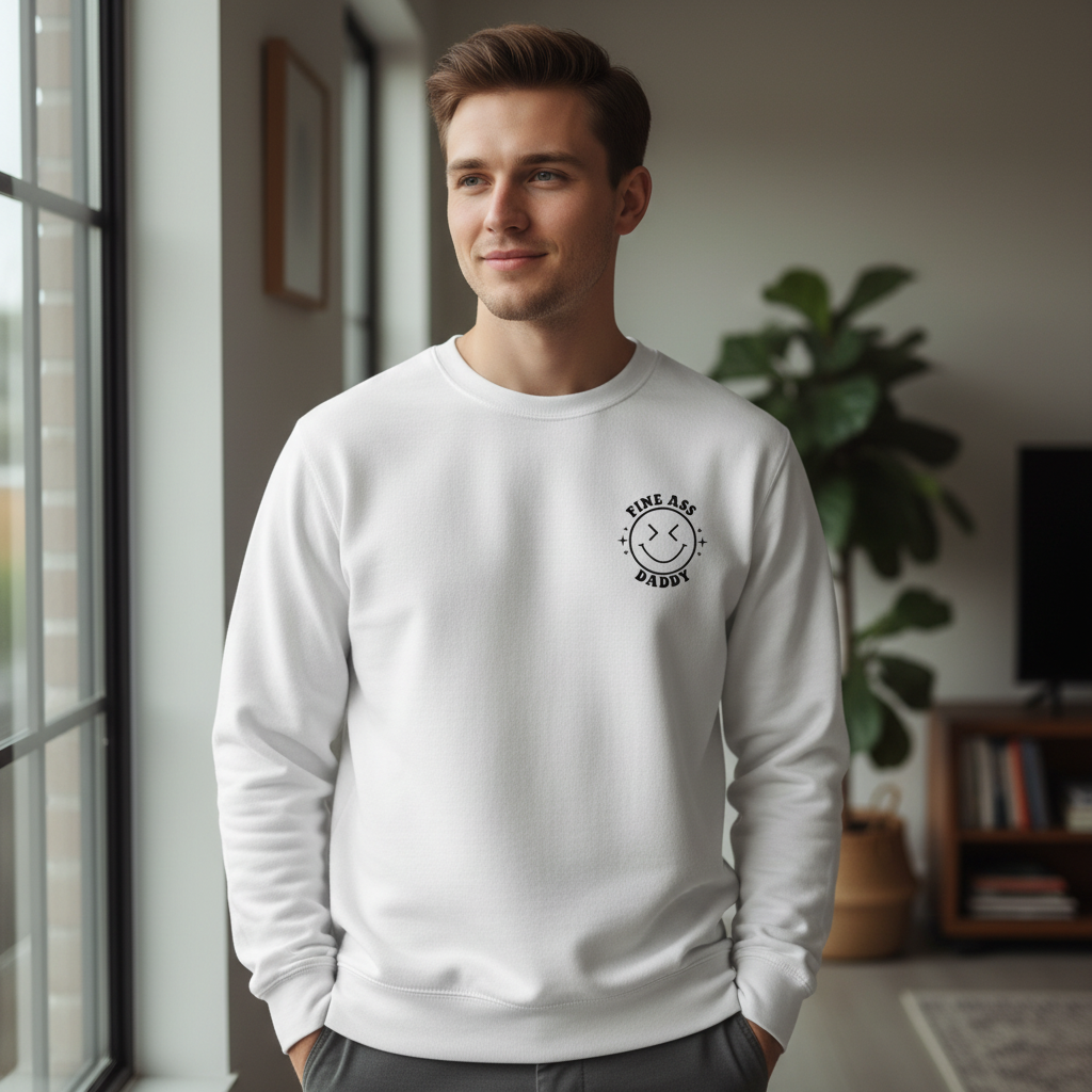 Somebody's Fine Ass Baby Daddy Sweatshirt — Retro Bold Lettering Crewneck