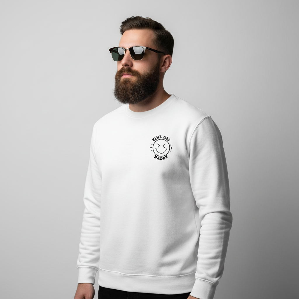 Somebody's Fine Ass Baby Daddy Sweatshirt — Retro Bold Lettering Crewneck