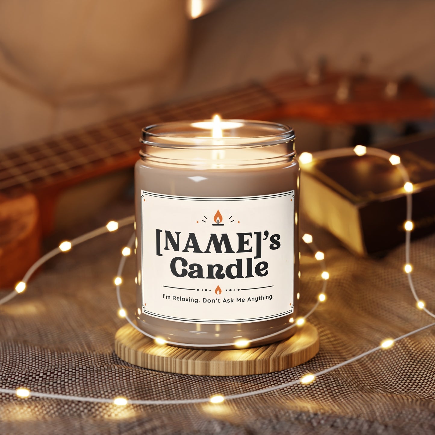 Personalized “[NAME]’s Candle” – Funny Scented Candle, Relaxation Gift