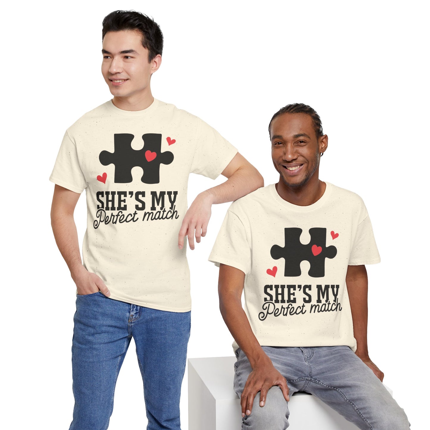She's My Perfect Match Matching Valentines Day Shirt