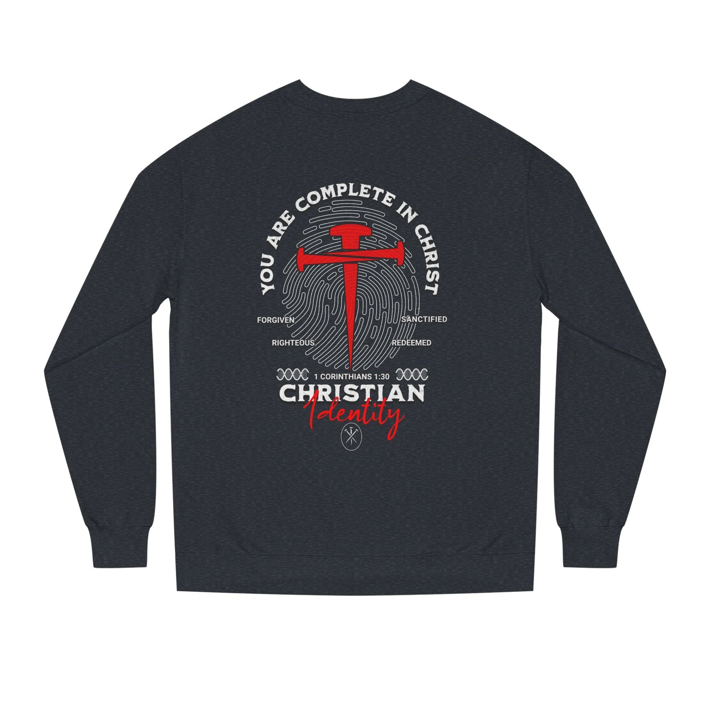 Christian Identity Sweatshirt | Faith Apparel, Inspirational Gifts, Unisex Crew Neck, Religious Sweatshirt, Christian Clothing