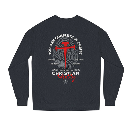 Christian Identity Sweatshirt | Faith Apparel, Inspirational Gifts, Unisex Crew Neck, Religious Sweatshirt, Christian Clothing