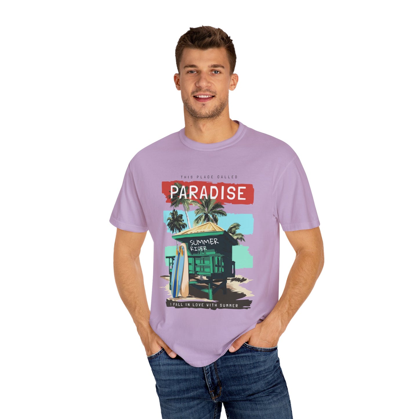 This Place Called Paradise Summer Shirt, Relaxed Beach Vibe, Perfect for Summer Events, Gift for Beach Lovers, Casual Wear, Vacation Apparel