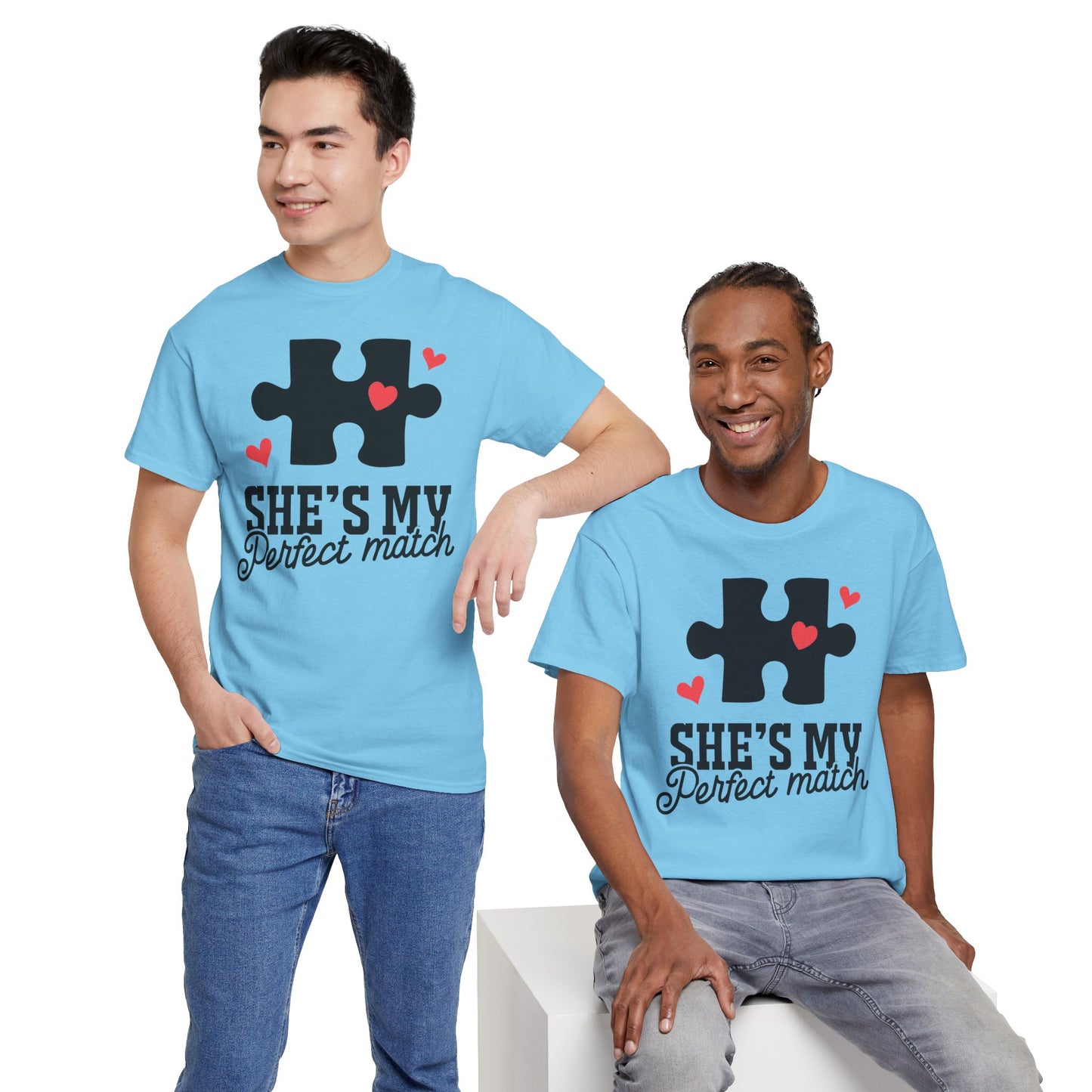 She's My Perfect Match Matching Valentines Day Shirt
