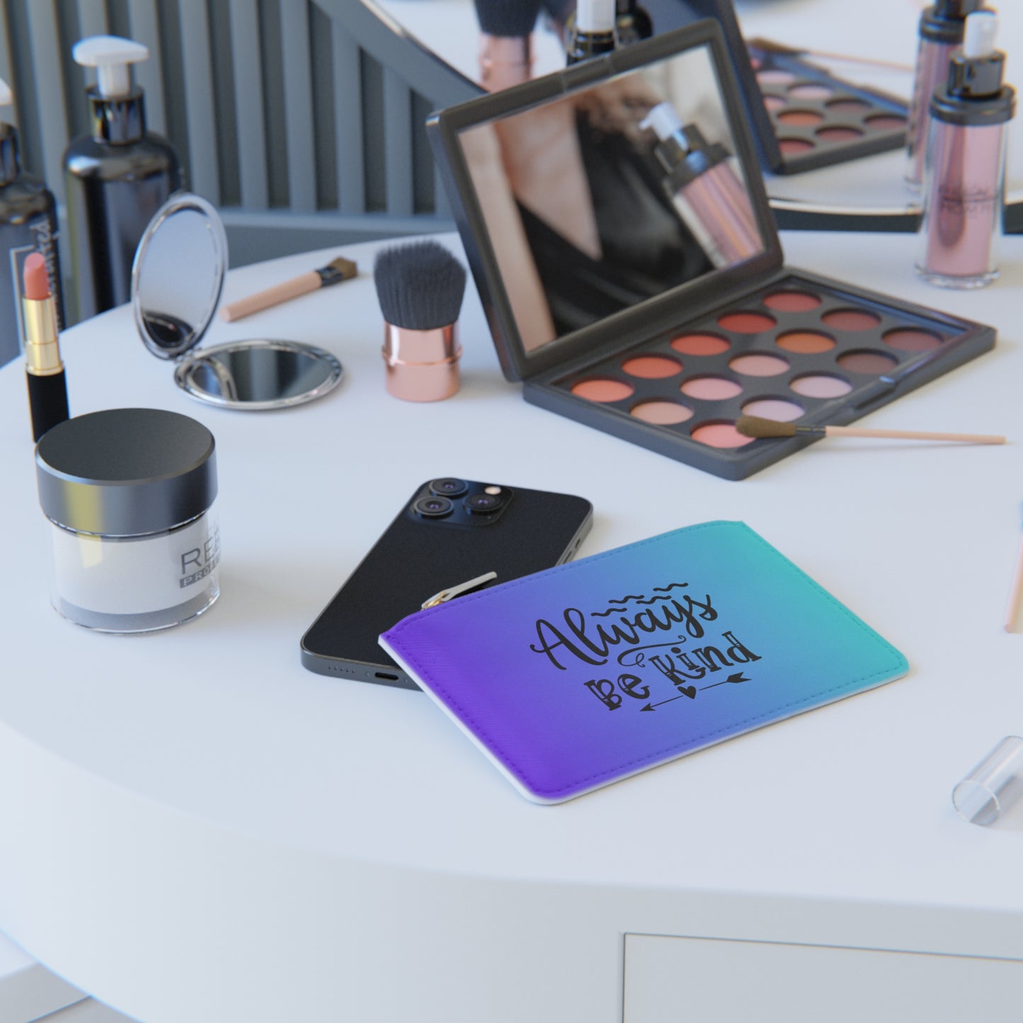 Positivity Pouch - Mini Clutch Bag with Motivational Quotes