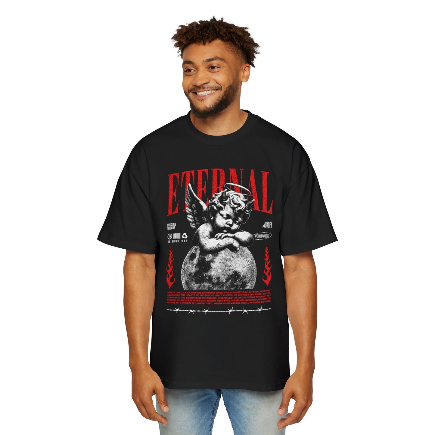 Eternal Graphic Men's Heavy Oversized Tee