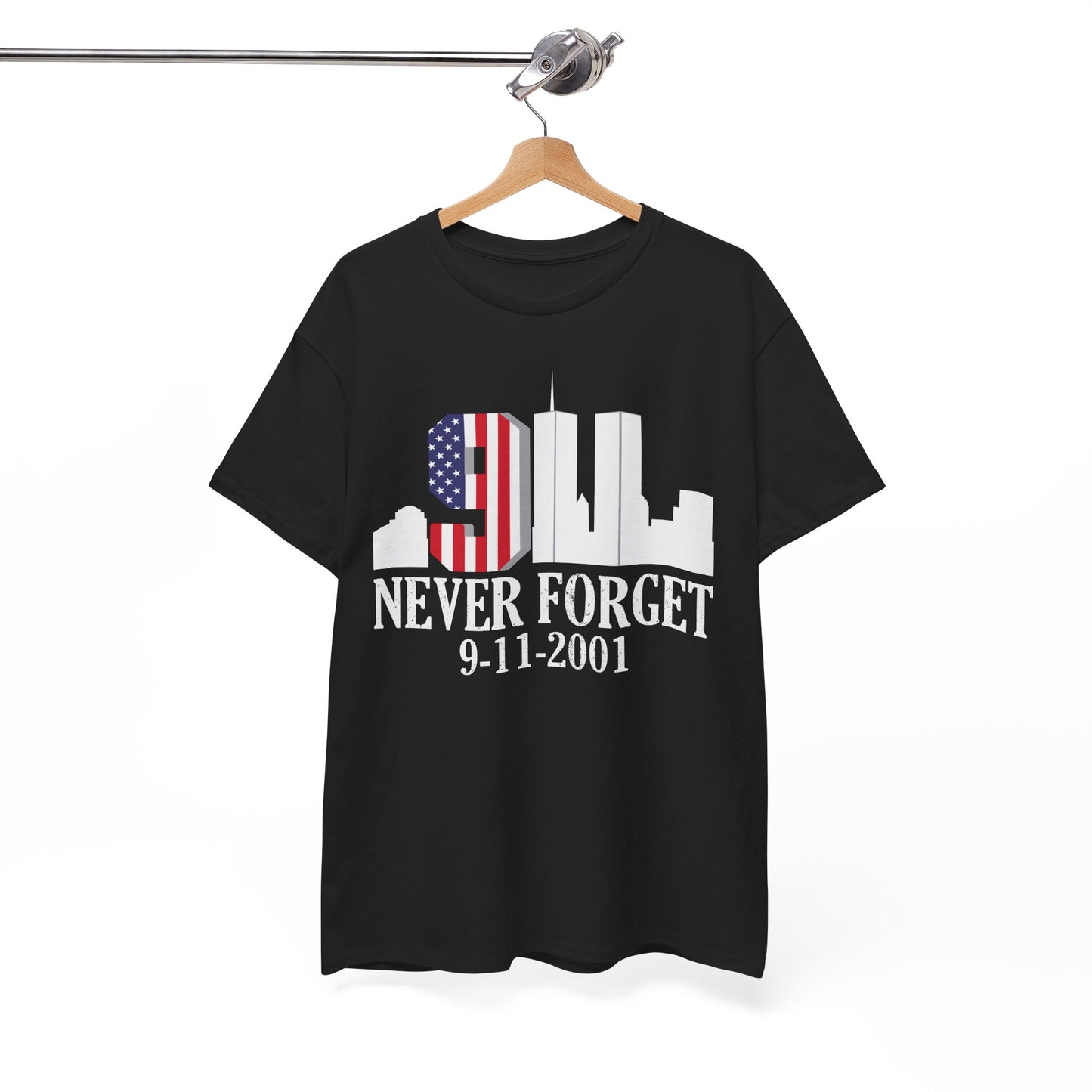 911 Never Forget Unisex Heavy Cotton Tee, Commemorative T-Shirt, September 11th Remembrance, Memorial Day Apparel, Patriot's Day Tee, [...]