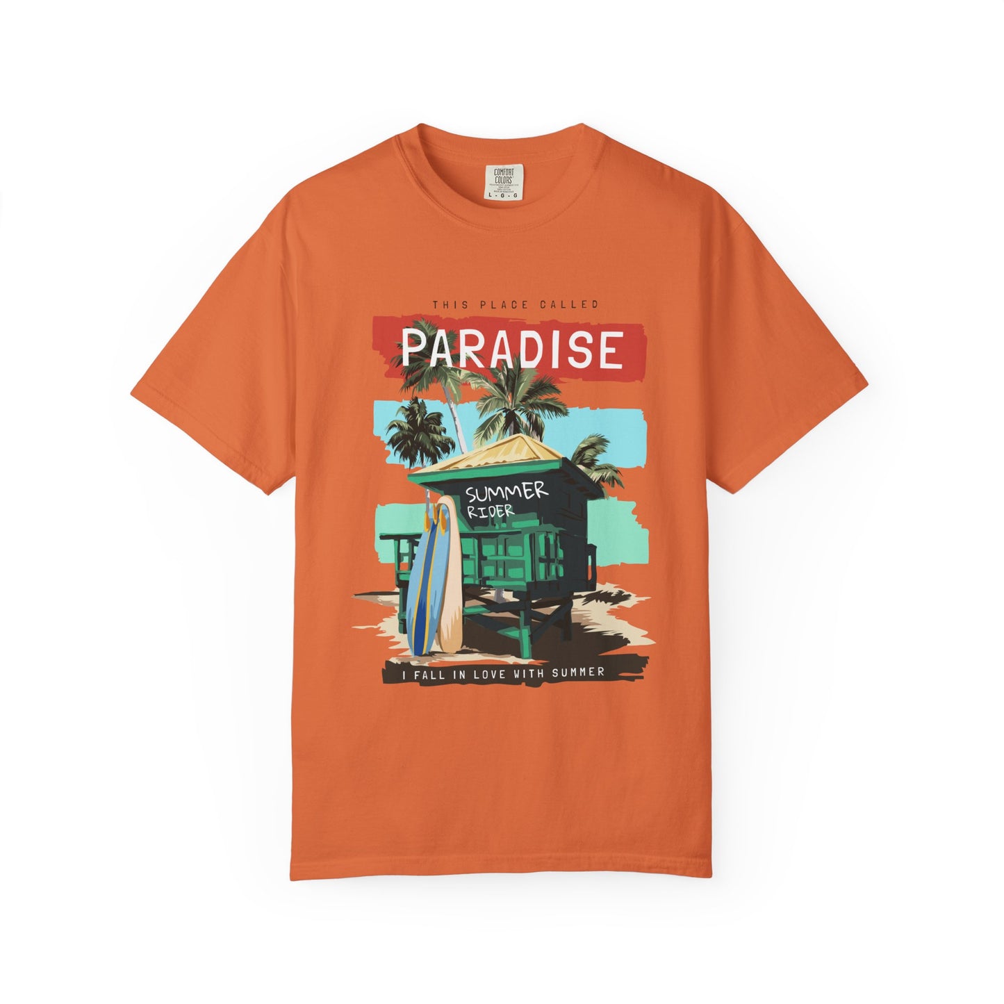 This Place Called Paradise Summer Shirt, Relaxed Beach Vibe, Perfect for Summer Events, Gift for Beach Lovers, Casual Wear, Vacation Apparel