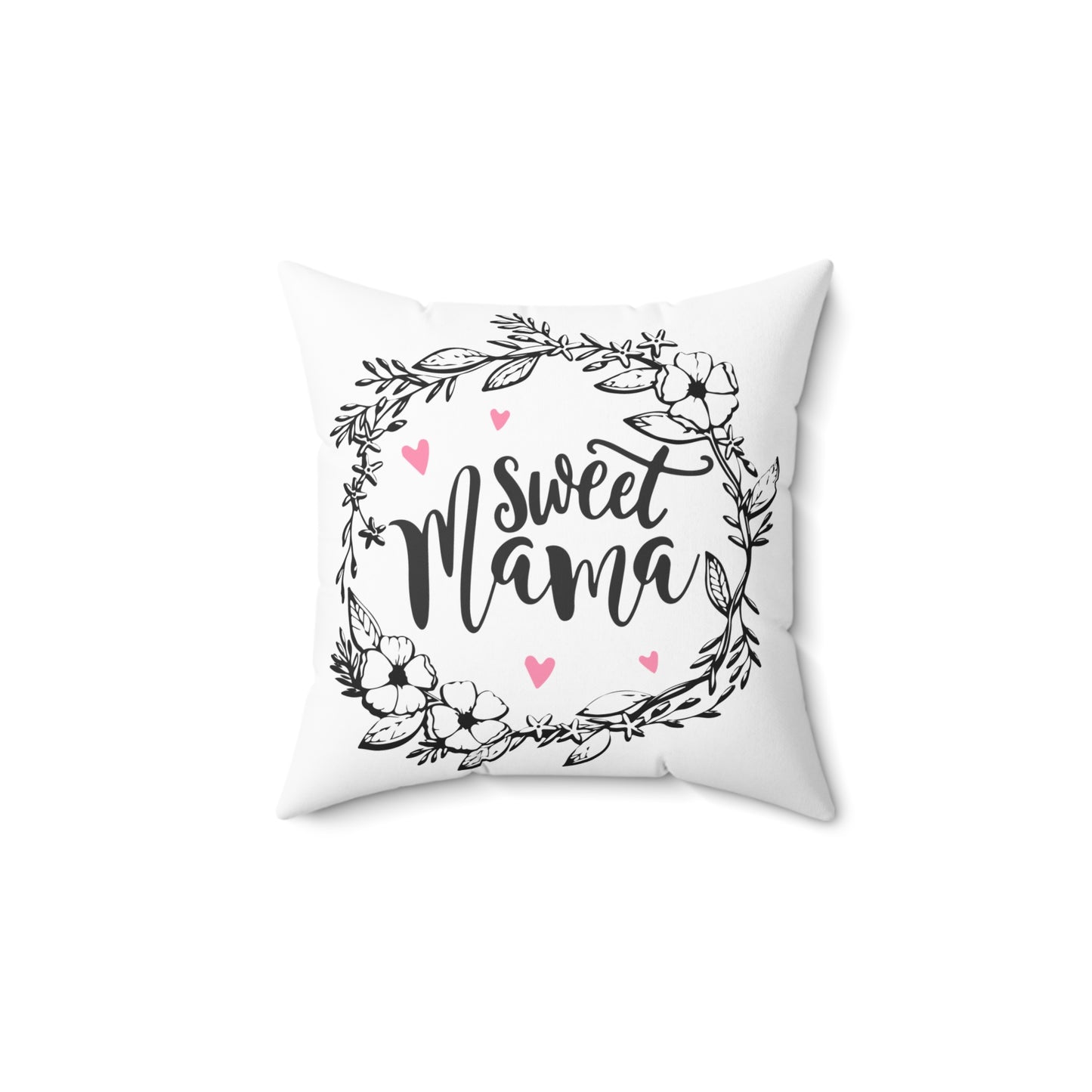 Sweet Mama Throw Pillow - Cozy Nursery Decor