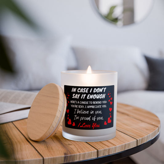 A Little Reminder: You're Amazing Frosted Glass Candle, 11oz