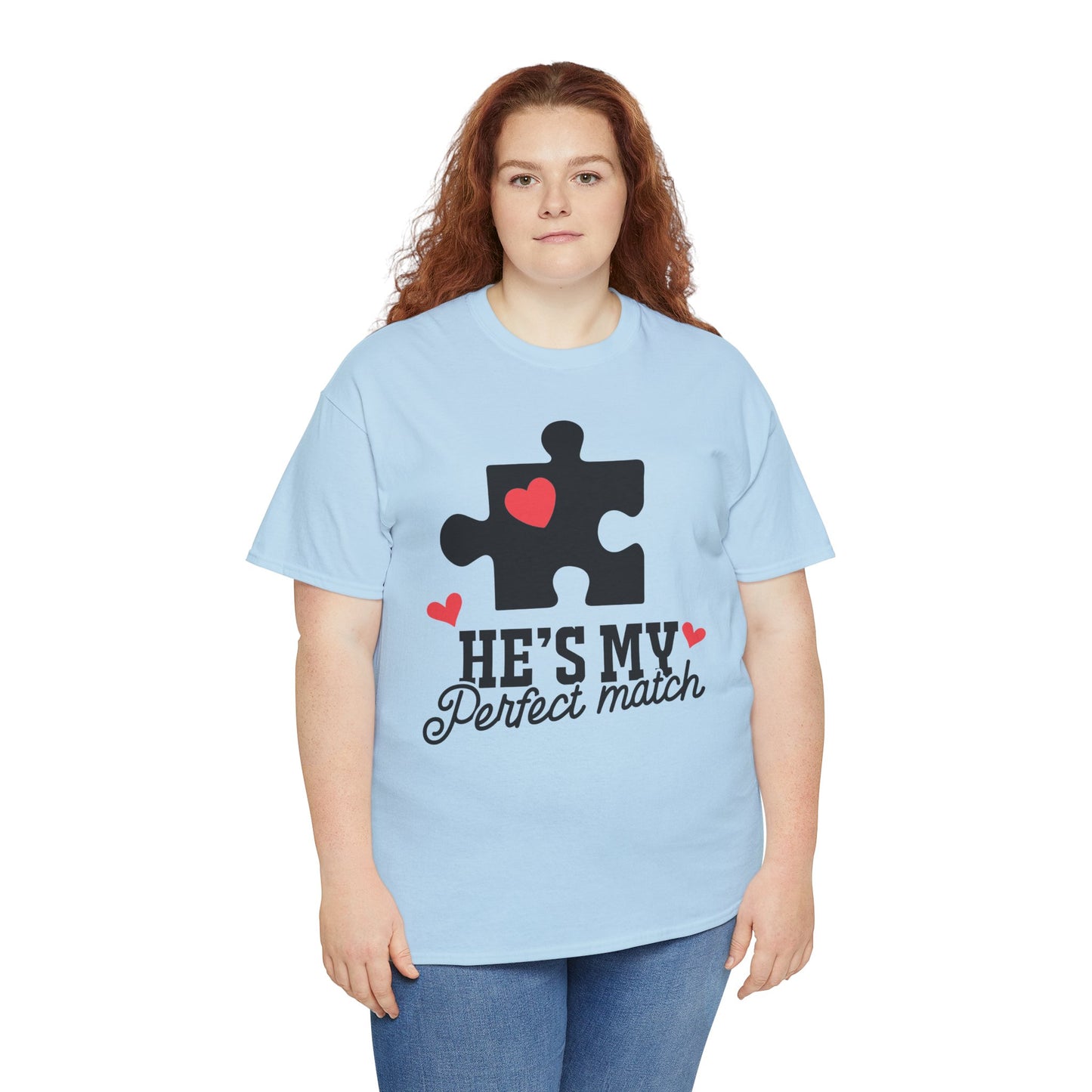 He's My Perfect Match Matching Valentines Day Shirt
