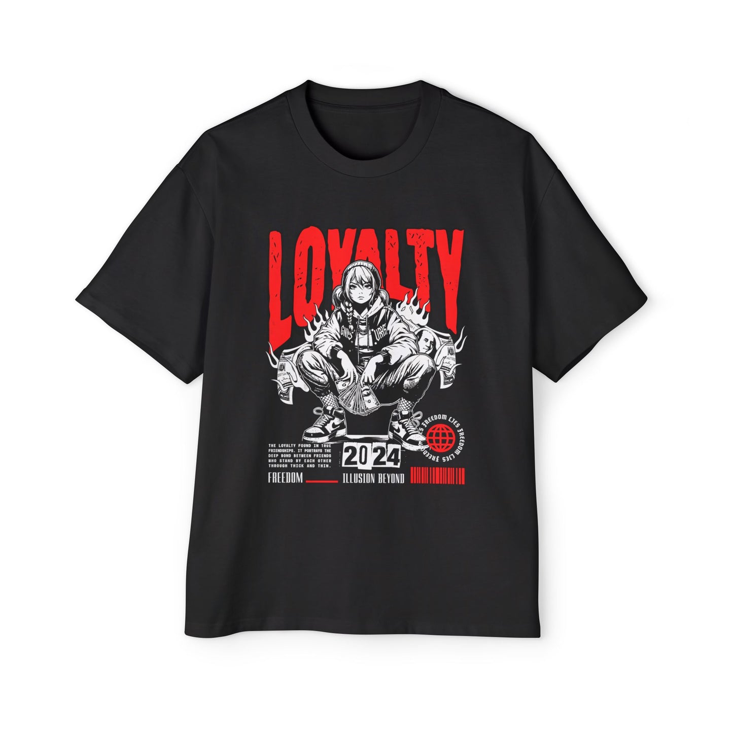 Loyalty Graphic Men's Heavy Oversized Tee