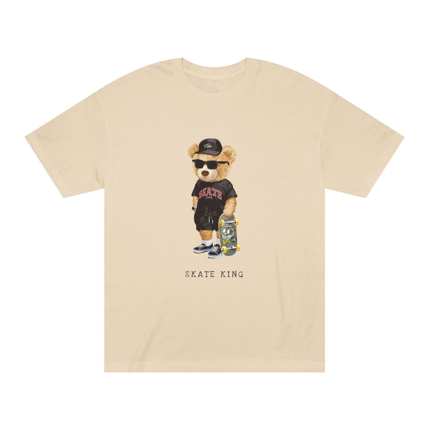 Skate King Teddy Bear Graphic Unisex Classic Tee