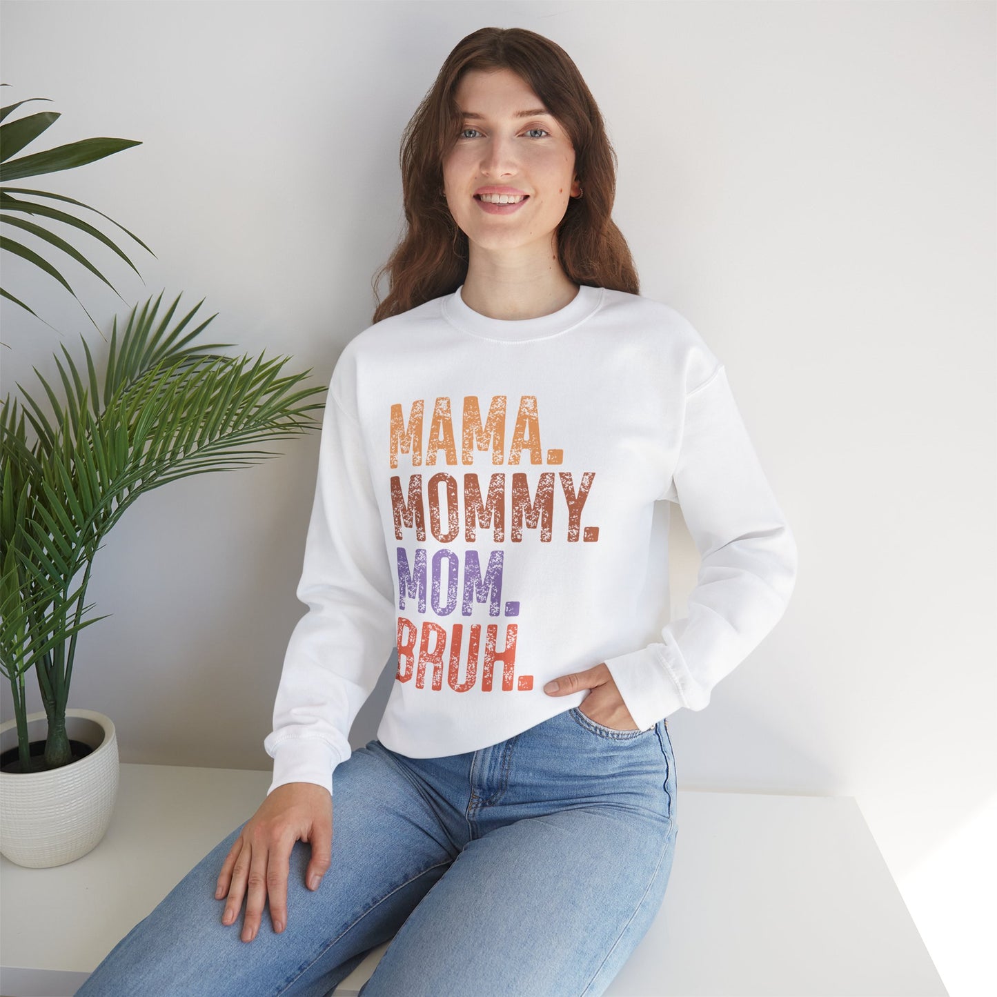 Mama Mommy Mom Bruh Sweatshirt - Perfect Gift for Mothers