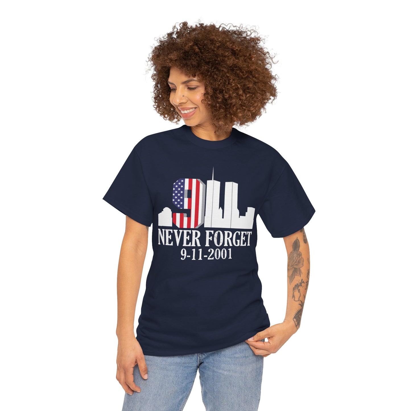 911 Never Forget Unisex Heavy Cotton Tee, Commemorative T-Shirt, September 11th Remembrance, Memorial Day Apparel, Patriot's Day Tee, [...]