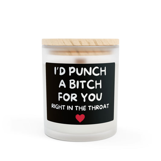 Fierce Loyalty - Frosted Glass Candle, 11oz