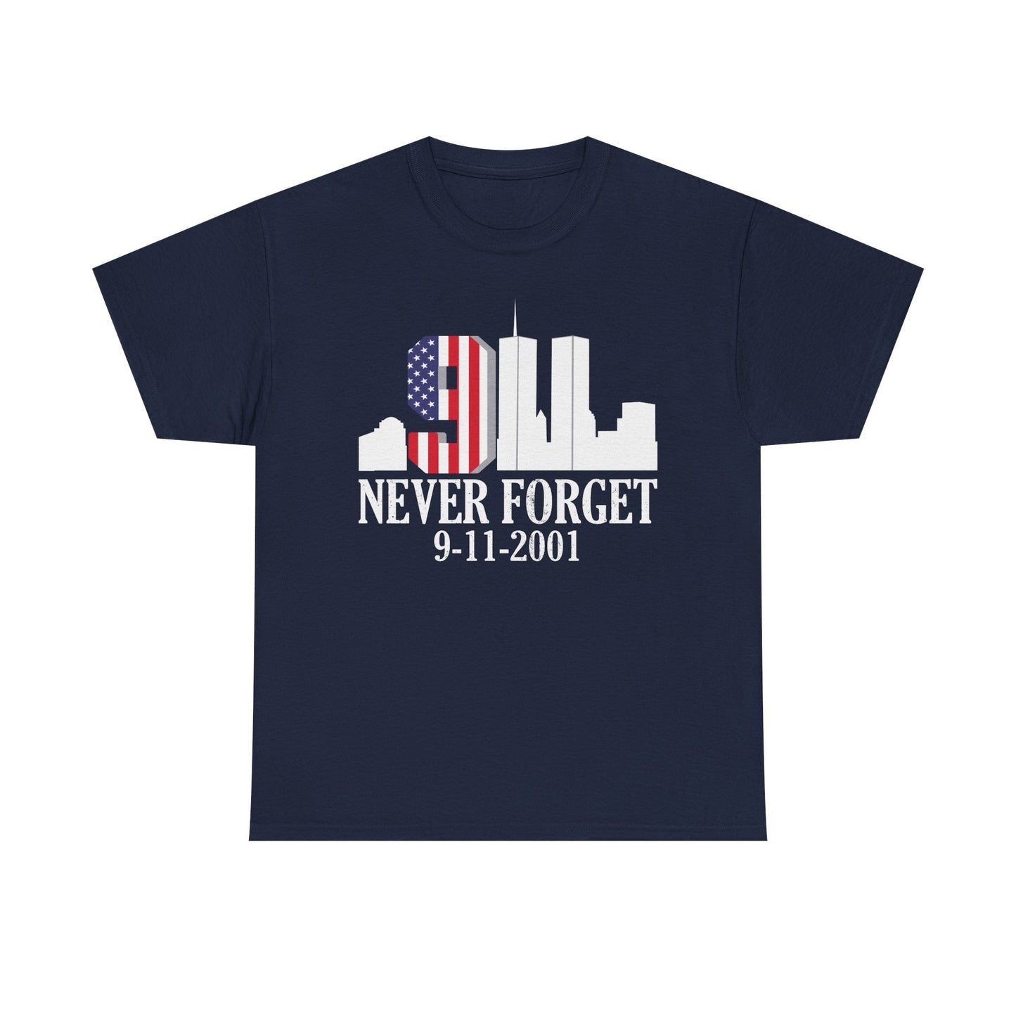 911 Never Forget Unisex Heavy Cotton Tee, Commemorative T-Shirt, September 11th Remembrance, Memorial Day Apparel, Patriot's Day Tee, [...]