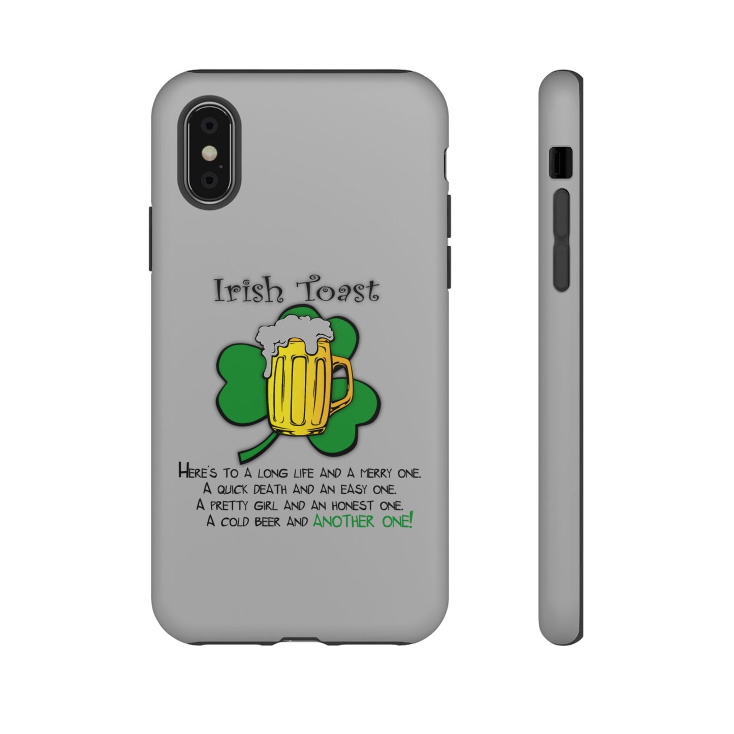 Irish Toast Beer Mug Phone Case - Tough, Fun, St. Patrick's Day Gift