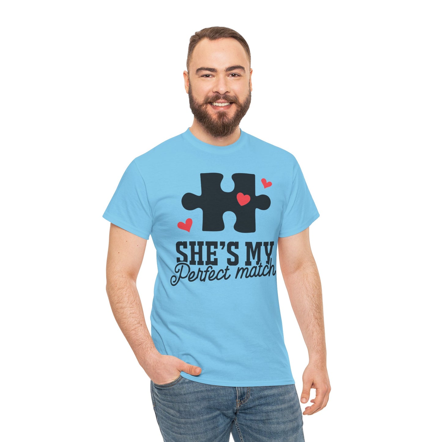She's My Perfect Match Matching Valentines Day Shirt