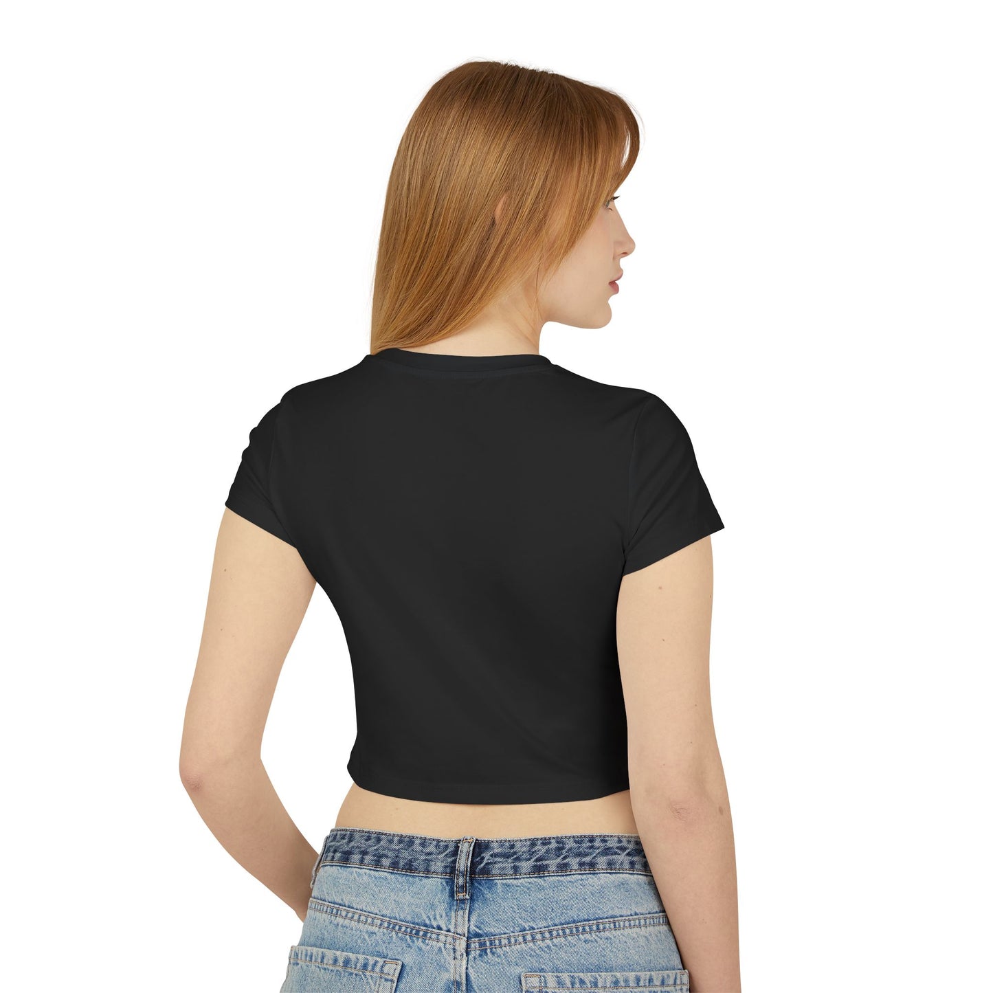 Retro Summer Vibes Women's Baby Tee, Casual Crop Top, Summer Fashion, Beach Wear, Gift for Her