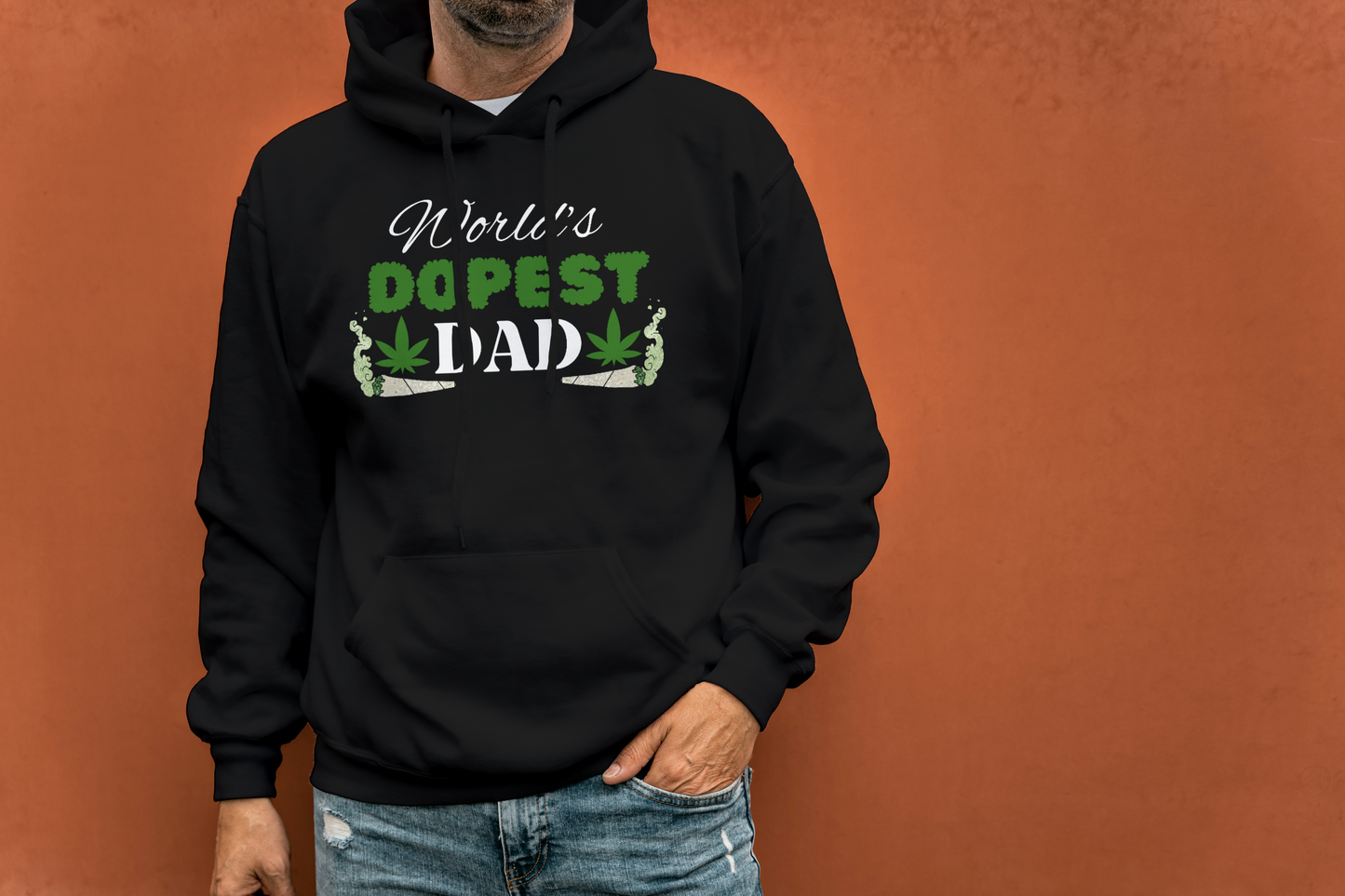 World's Dopest Dad Pullover Hoodie Gift for Dad Father's Day Gift