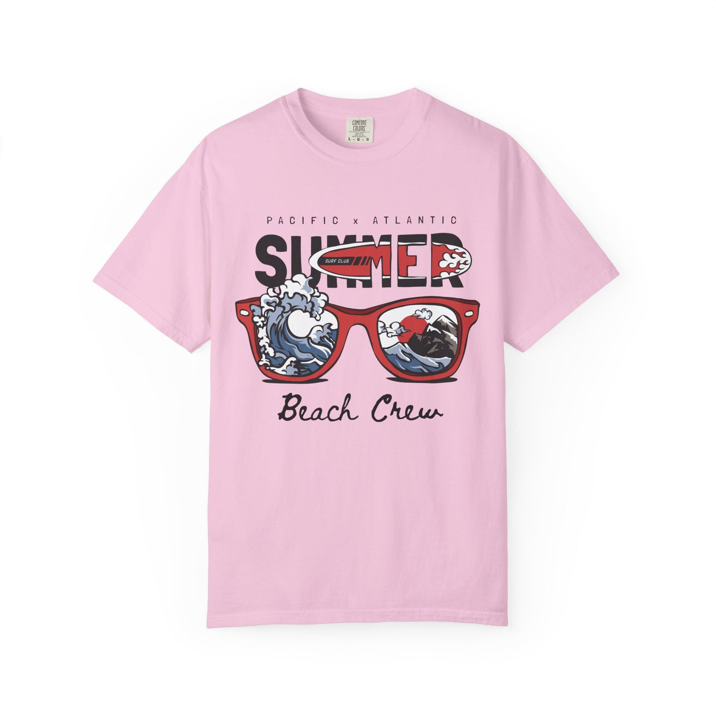 Summer Beach Crew T-Shirt | Graphic Tee, Beachwear, Vacation Shirt, Summer Gift, Unisex Apparel