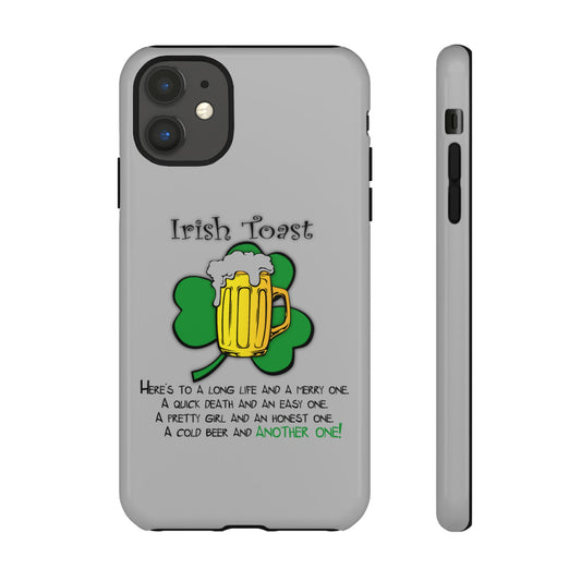 Irish Toast Beer Mug Phone Case - Tough, Fun, St. Patrick's Day Gift