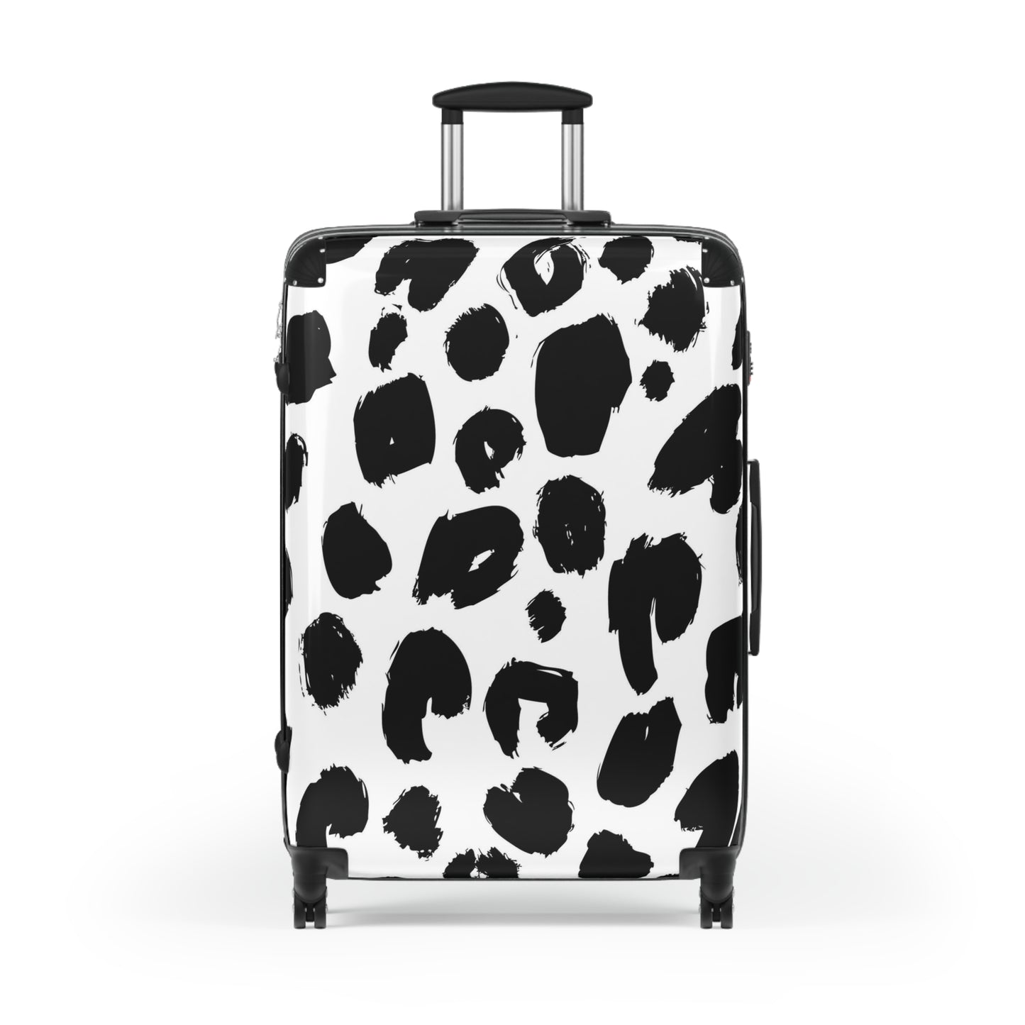 Stylish Leopard Print Suitcase - Durable Travel Luggage for Trendsetters