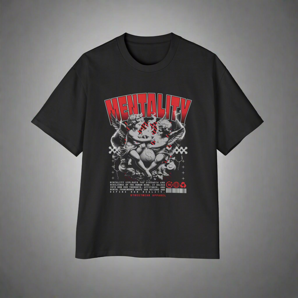 Mentality Graphic Men's Heavy Oversized Tee