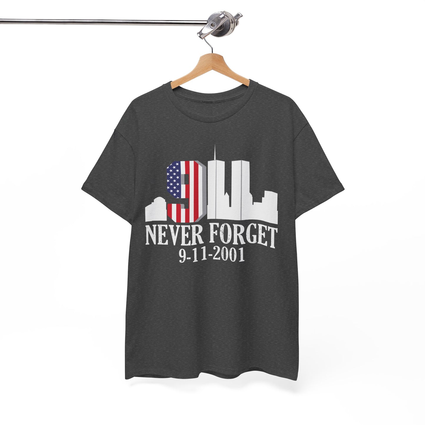 911 Never Forget Unisex Heavy Cotton Tee, Commemorative T-Shirt, September 11th Remembrance, Memorial Day Apparel, Patriot's Day Tee, [...]
