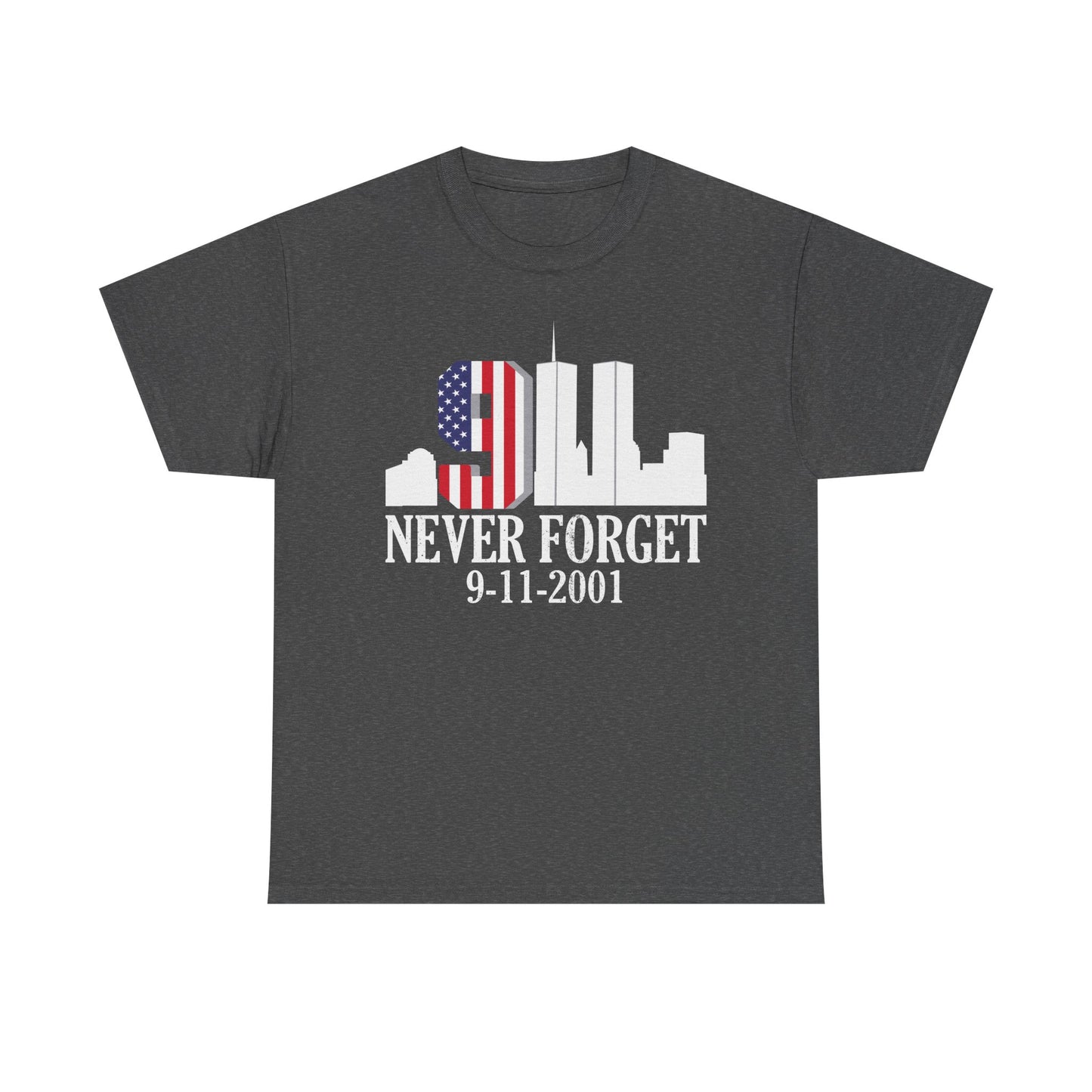 911 Never Forget Unisex Heavy Cotton Tee, Commemorative T-Shirt, September 11th Remembrance, Memorial Day Apparel, Patriot's Day Tee, [...]