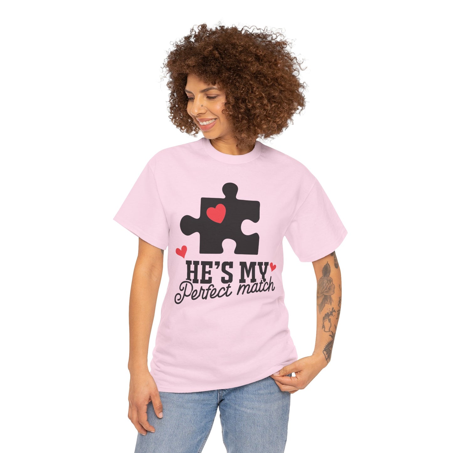 He's My Perfect Match Matching Valentines Day Shirt