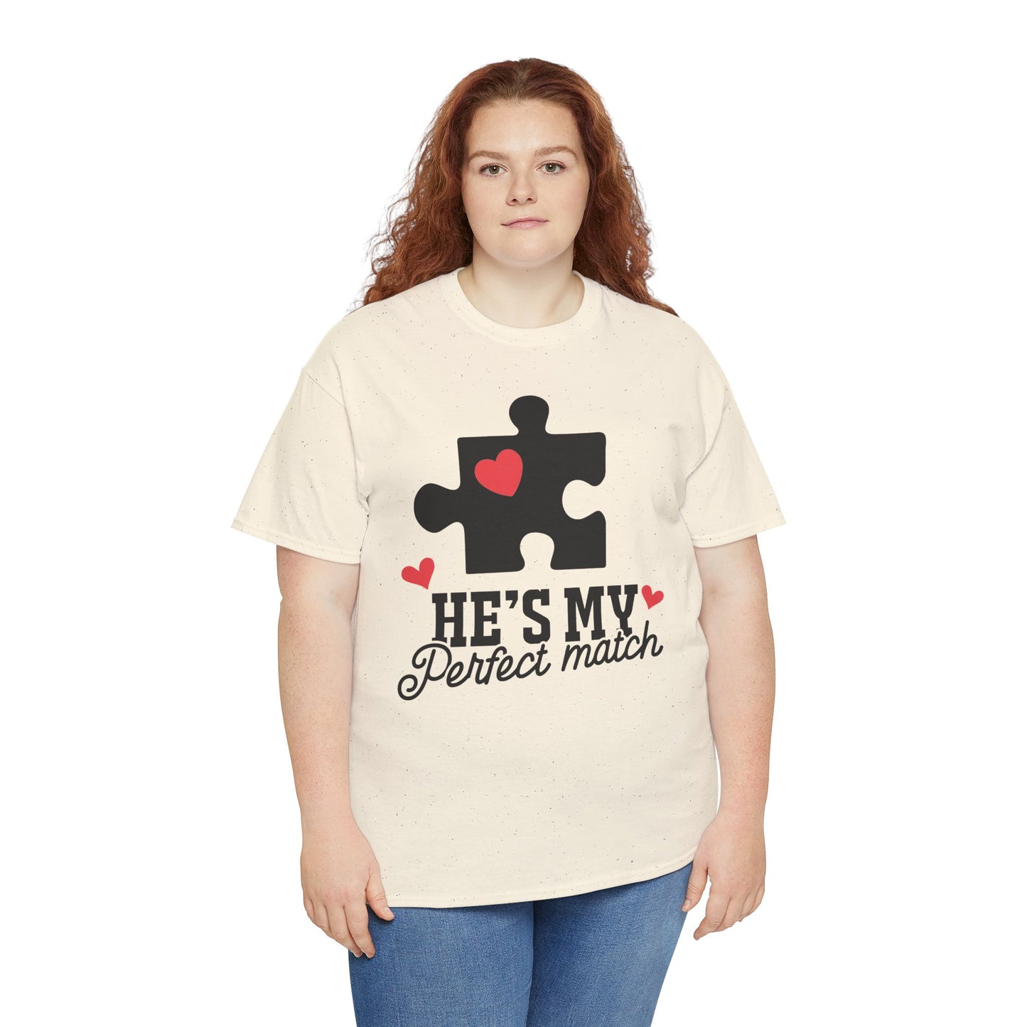 He's My Perfect Match Matching Valentines Day Shirt