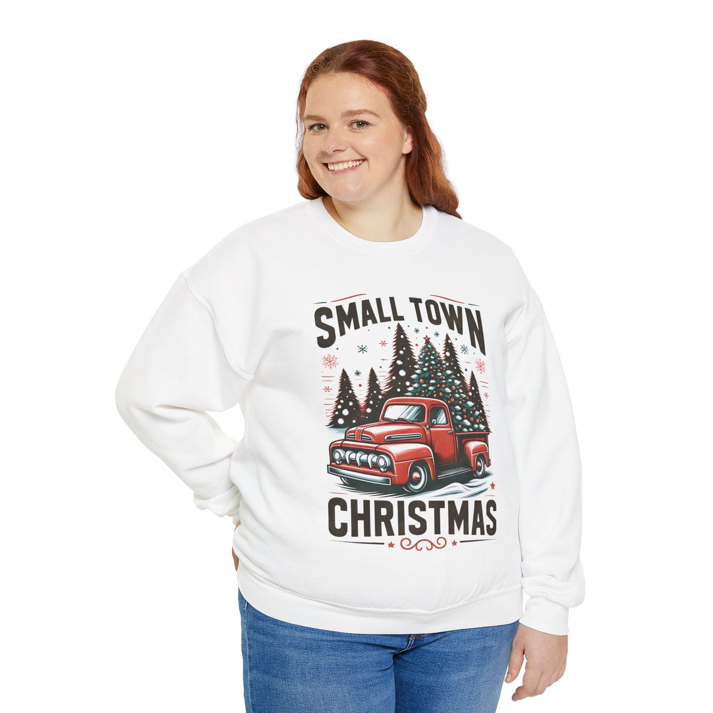 Small Town Christmas Unisex Sweatshirt