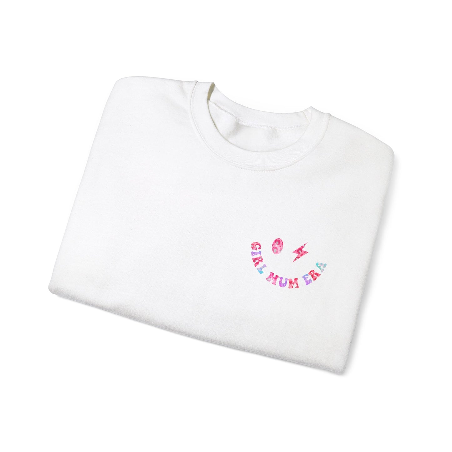 'In My Girl Mum Era' Cute Crewneck Sweatshirt Perfect for Mother's Day