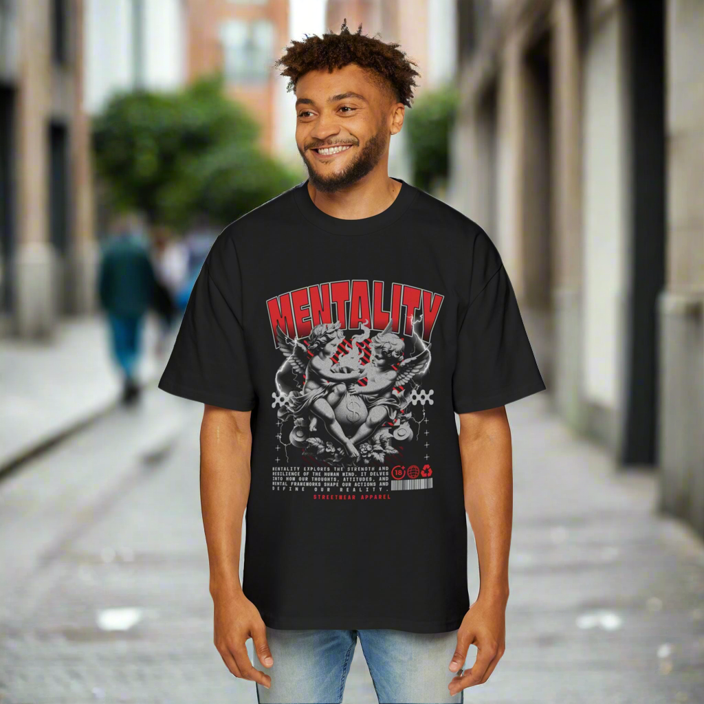 Mentality Graphic Men's Heavy Oversized Tee