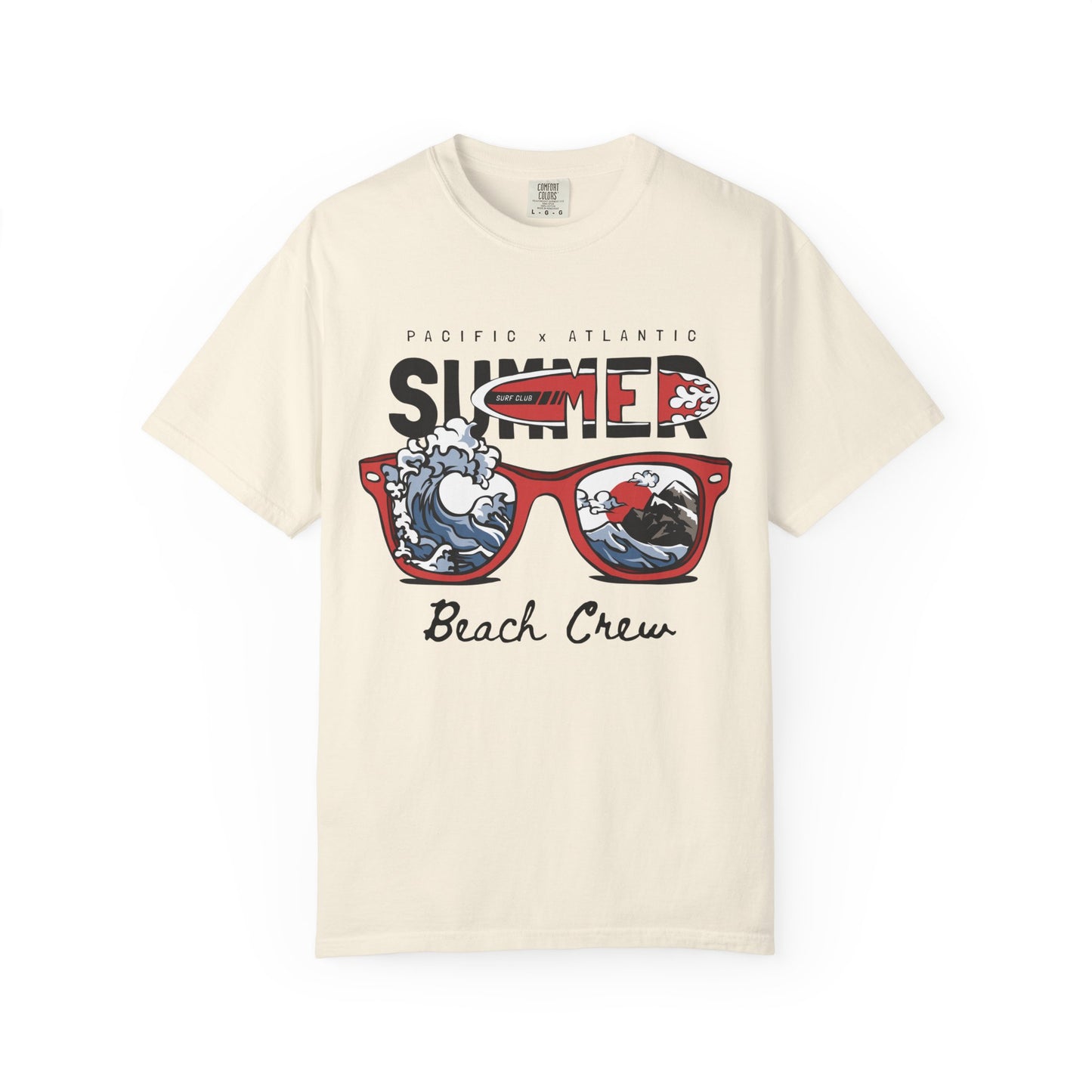 Summer Beach Crew T-Shirt | Graphic Tee, Beachwear, Vacation Shirt, Summer Gift, Unisex Apparel