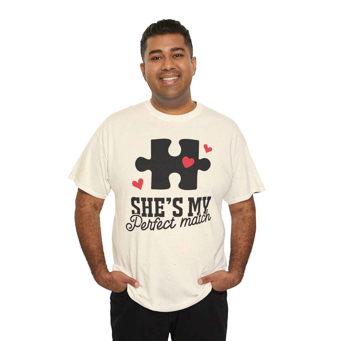 She's My Perfect Match Matching Valentines Day Shirt
