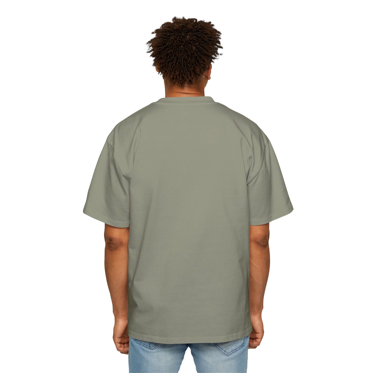 Men's Oversized Tee with 'Be Your Self' Design Light Edition - Trendy Streetwear, Casual Weekend Wear, Gift for Him, Self-Expression Style, Unisex Fashion