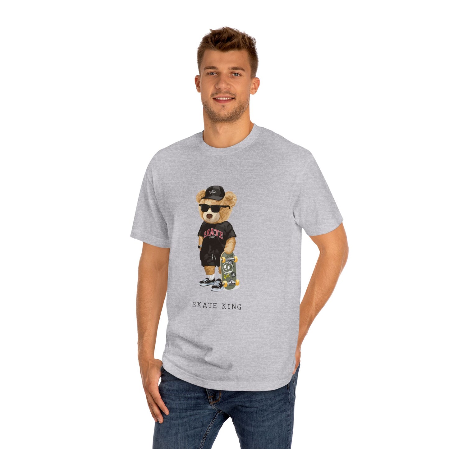 Skate King Teddy Bear Graphic Unisex Classic Tee