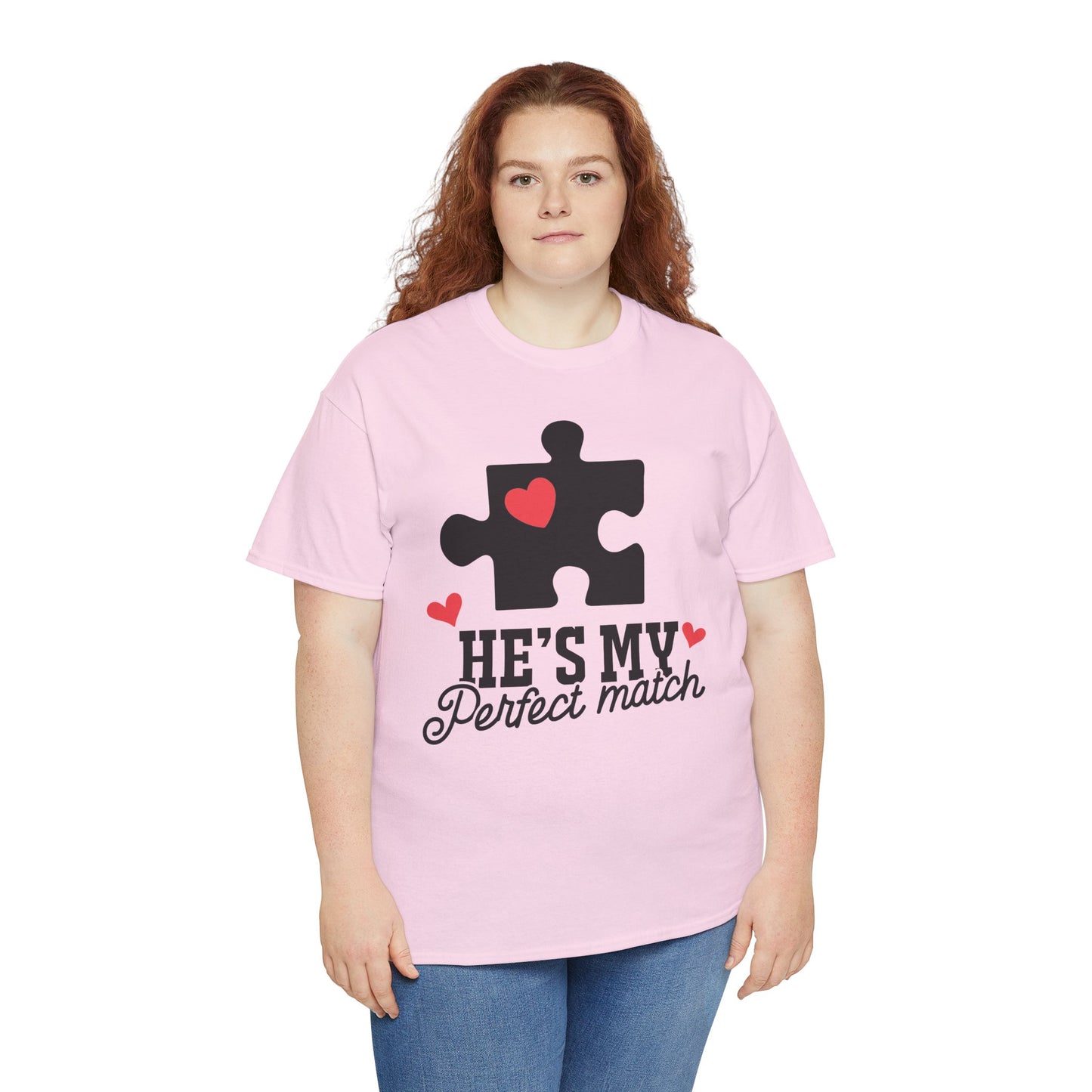 He's My Perfect Match Matching Valentines Day Shirt